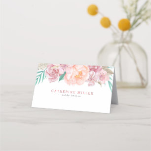 Wedding Escort Cards   Blush and Blooms