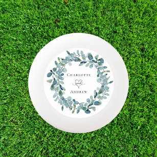 Wedding eucalyptus greenery wreath names Wham-O frisbee