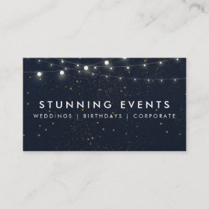 Wedding & Event Planner Business Card