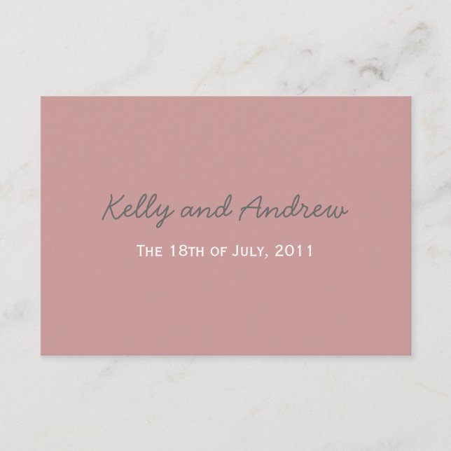 Wedding Extra Enclosure Card (Front)