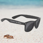 Wedding Father Of The Bride Personalized Name Sunglasses<br><div class="desc">This simple design features a personalized name and "Father Of The Bride" in stylish elegant white text. Edit the text in the text box to personalize. #personalized #personalised #personalisedname #personalizedname #addyourname #custom #diy #doityourself #personalisedgifts #personalizedgifts #fatherofthebride #weddingparty #weddinginspo #wedding #fashion #design #style #trendy #modern #sunglasses #eyewear #accessories #wayfarer #custom #cool...</div>