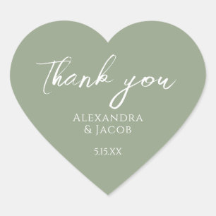 Wedding Favor Labels Elegant Typography