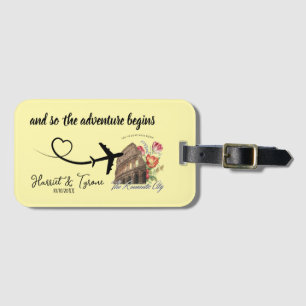 Wedding Favor Luggage Tags for destination wedding