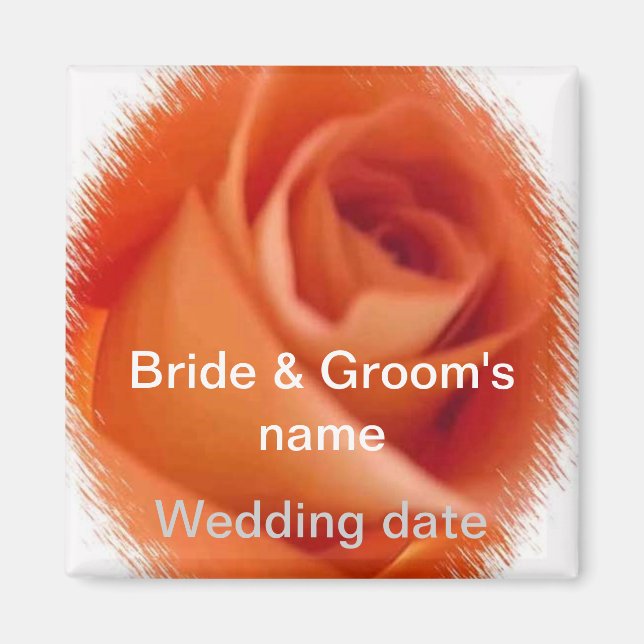 WEDDING FAVOR MAGNET (Front)