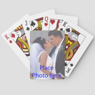WEDDING FAVOR PLAYING CARDS TEMPLATE