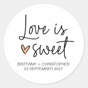 Wedding Favor Sticker Reception Favours for Guests