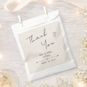 Wedding Favour Bags in а modern style.