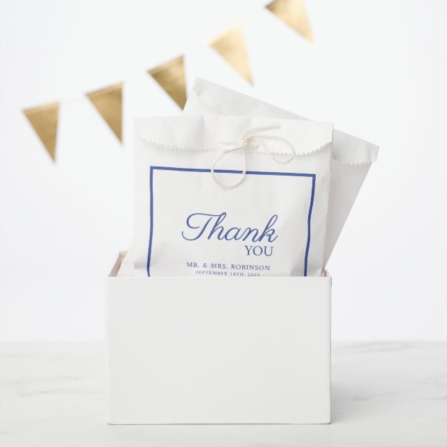 Wedding Favour Bags in a minimalist modern style. (Party)