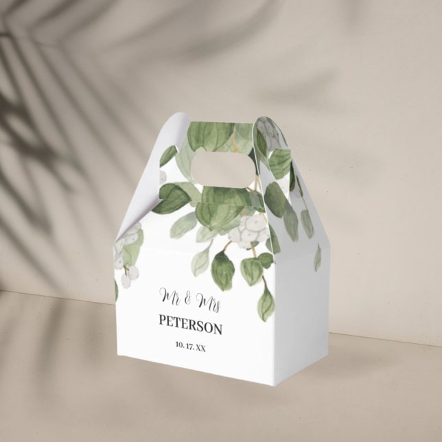Wedding favour box botanical  (Creator Uploaded)