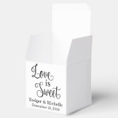 Wedding Favour Box - Love Is Sweet (Opened)