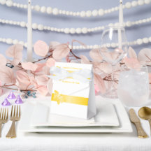 Wedding Favour Box Yellow Butterfly