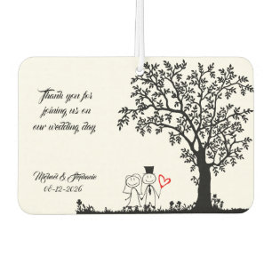 Wedding Favour Car Air Freshener