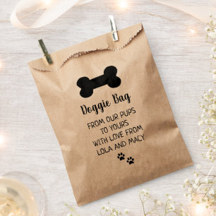 Wedding Favour Doggie Dog Treat Party Pet Adoption Bags