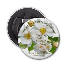 Wedding Favour Elegant Roses Full Bloom