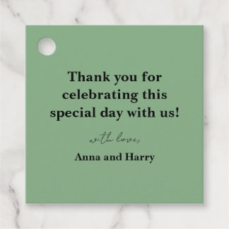 Wedding Favour Favour Tags