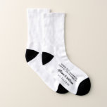 Wedding Favour Funny Dancing Feet Socks<br><div class="desc">Get your wedding guests out on the dance floor in these fun "these feet danced to love at the wedding of" socks. Personalise these souvenir keepsakes with your first names and wedding date.</div>
