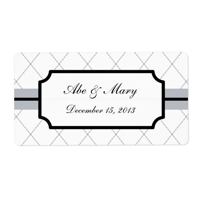 Wedding Favour Labels (Front)