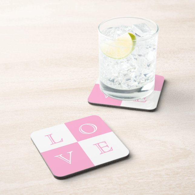 Wedding Favour Love Coaster Set (Right Side)