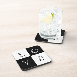 Wedding Favour Love Coaster Set