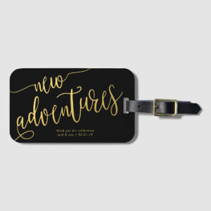 Wedding Favour Luggage Tags - Whimsical Type