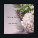 Wedding favour magnet<br><div class="desc">Nice tree blossom on a magnet to gift to your guest on your wedding day. They will remember it for ever.</div>