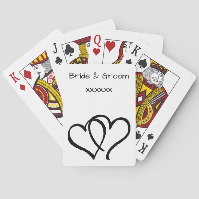 Wedding Favour Playing Cards (Back)
