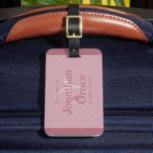 Wedding Favour Seating Chart Guide Luggage Tag