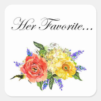 Wedding Favour Sticker