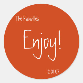 Wedding Favour Stickers