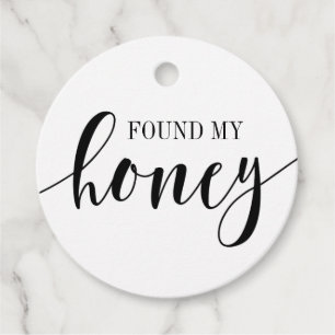 Wedding Favour Tags, Wedding Honey Favour Gift Tag