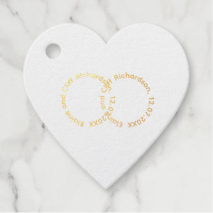 Wedding Favour Tags with Names