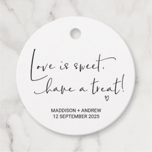 Wedding Favour Thank You From Bride Groom  Favour  Tags