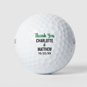 Wedding Favour Thank You Golf Balls