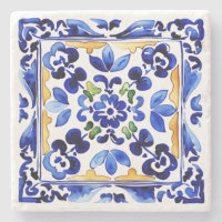 Wedding favours Amalfi Vietri Italian blue tiles