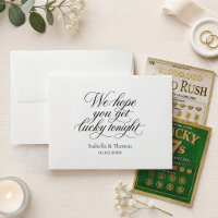 Wedding Favours Get Lucky Tonight Lottery Scratch