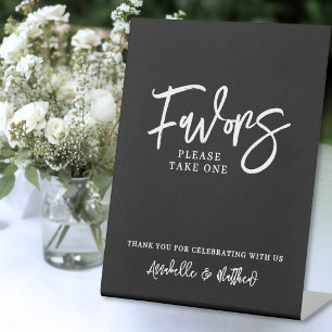 Wedding Favours Table Sign