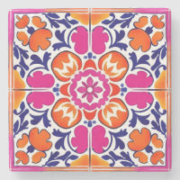 Wedding favours talavera Mexican tile printed