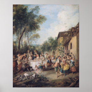 Wedding Feast in the Village Poster
