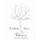 Wedding Fingerprint Tree Poster