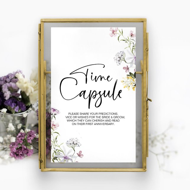 Wedding First Anniversary Time Capsule Sign (Creator Uploaded)
