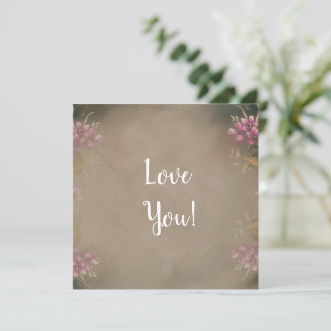 Wedding Flat Greeting Card (Standing Front)