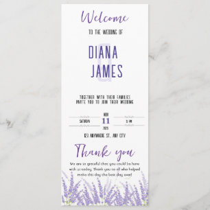 Wedding Flat Program Programme