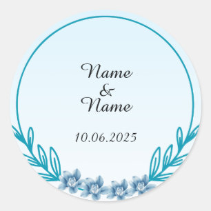 Wedding flavour stickers 