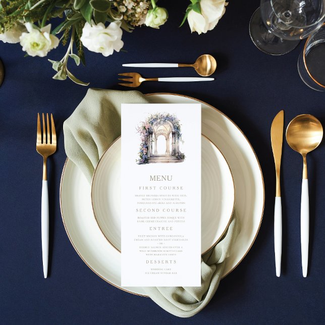 Wedding Floral Arch  Menu (Creator Uploaded)