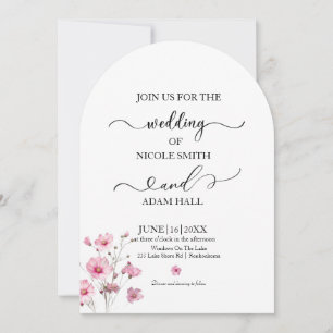 Wedding Floral Invitation