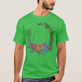 Wedding floral wreath I Bridal bouquet boho style  T-Shirt
