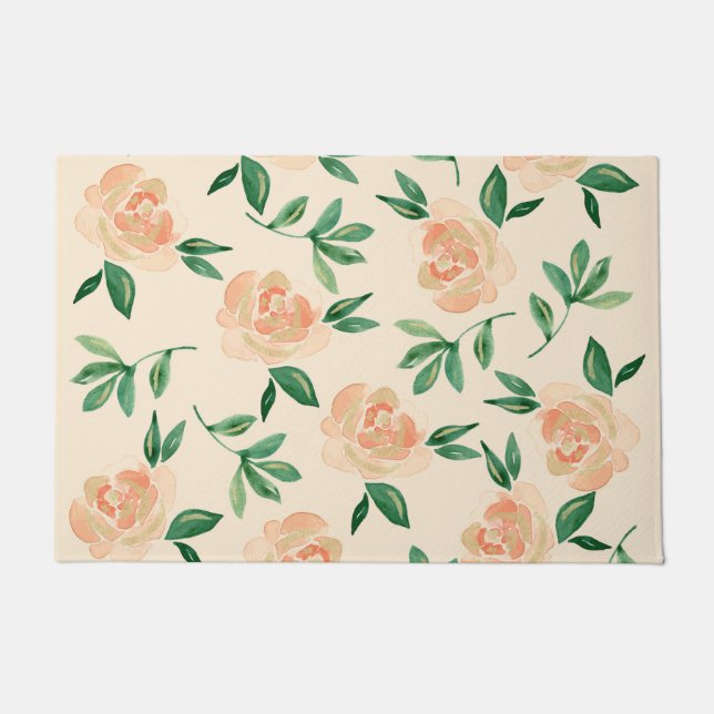 Wedding Flower Arrangements Doormat (Front)