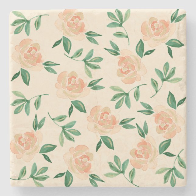 Wedding Flower Arrangements Stone Coaster (Front)