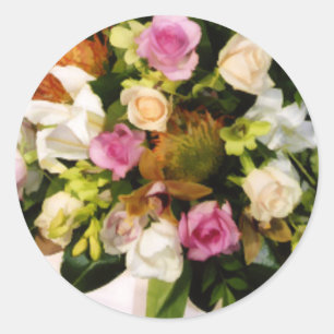 Wedding Flowers Envelope Seal Stickers