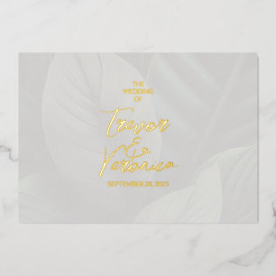 Wedding Foil Tropical Chic